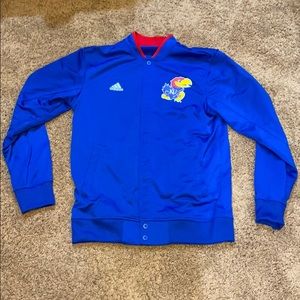 KU Basketball Adidas Sweat Jacket